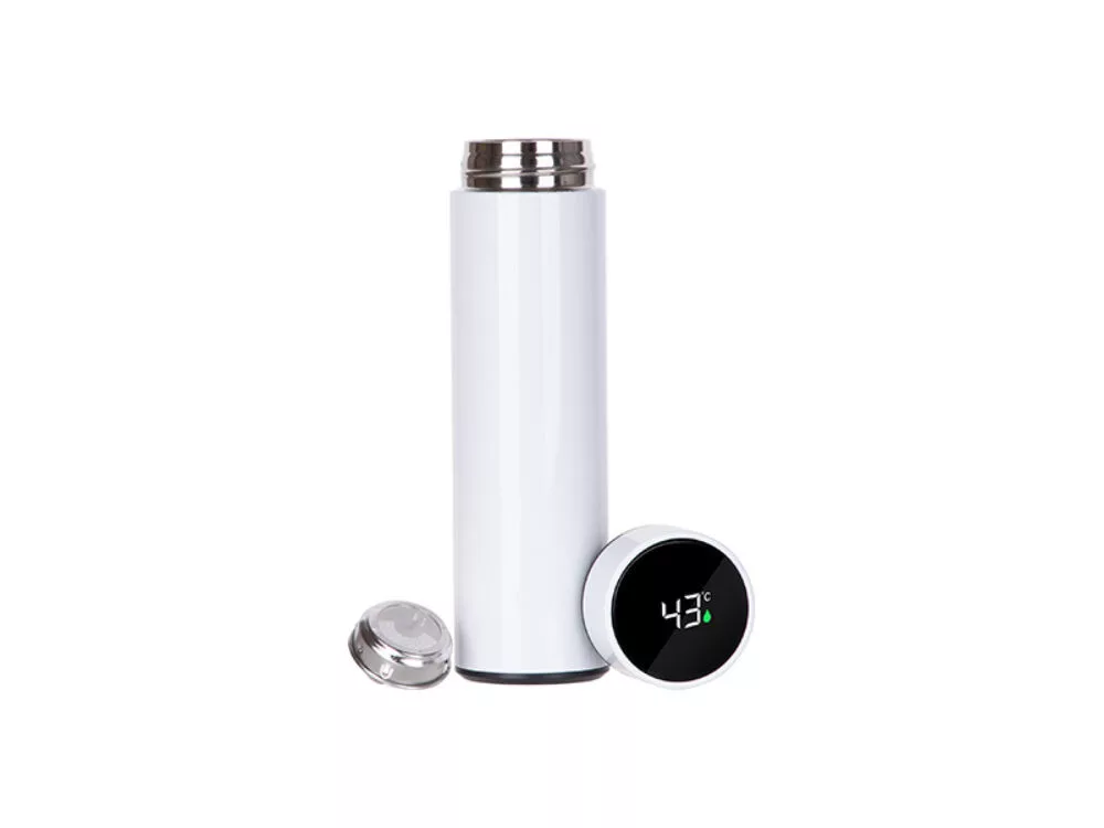 Digitális hőmérséklet-kijelzős termosz 450 ml - 3. kép