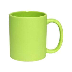 Matt zöld fényképes kerámiabögre 11 oz