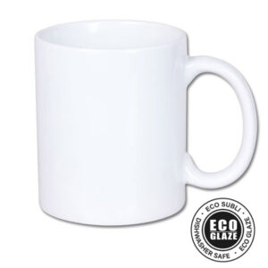 ECO Glaze fehér fényképes bögre 11 oz