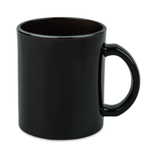 Fekete hőre változó fényképes üvegbögre 11 oz