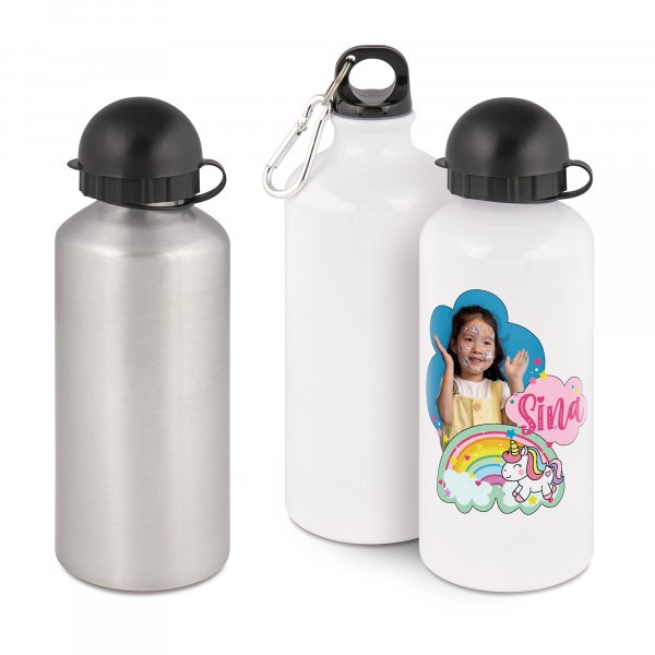 Fényképes alumínium kulacs 600 ml – 2 szín