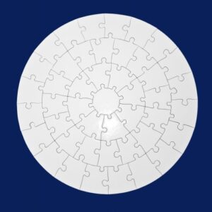 Kör alakú fényképes puzzle – 45 darab